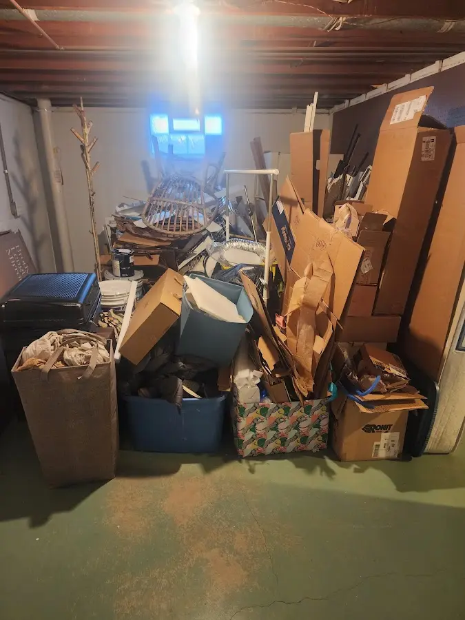 Roll-off dumpster container at job site for Construction Dumpster Rental in Groveton